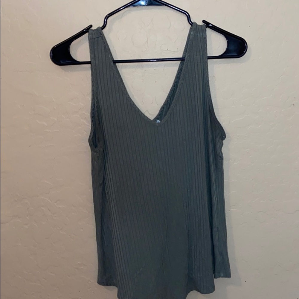 Mudd dark green tank top